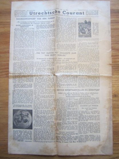 Utrechtse Courant Maandag 3 januari 1944