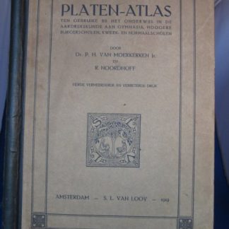 Platen-atlas ten gebruike bij het onderwijs in de aardrijkskunde aan Gymnasia