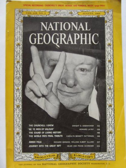 National Geographic. Vol 128. No 2.aug. 1965 Churchill