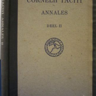 Cornelii Taciti annales ab excessu divi augusti  Deel II