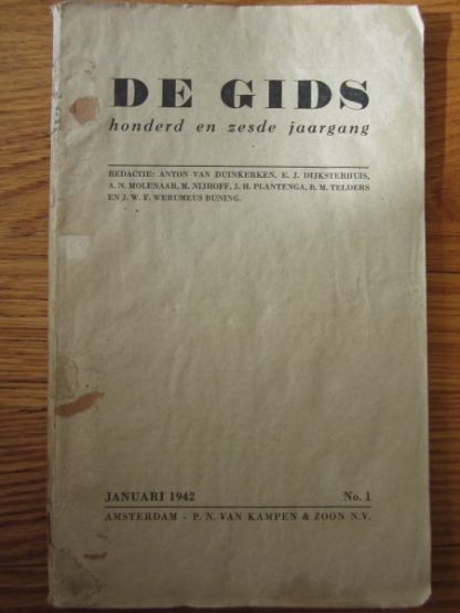 De Gids. januari 1942. no. 1