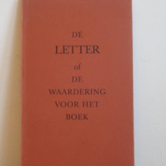 De letter of de waardering voor het boek