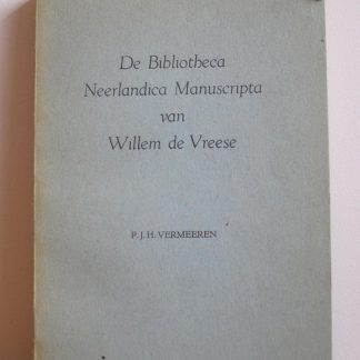 De Bibliotheca Neerlandica Manuscripta