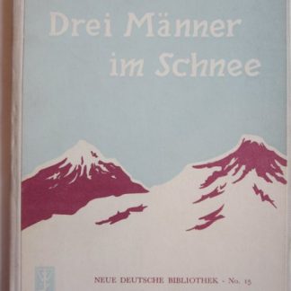 Drie Männer im Schnee