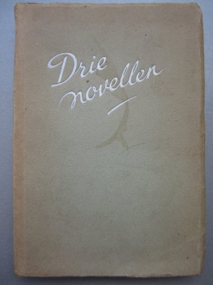 Een bundel novellen. 1938. Boekenweek 1938