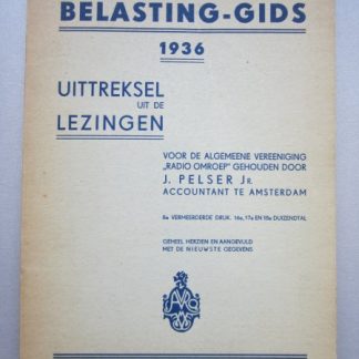 Belasting - gids 1936. Uittreksel uit de lezingen