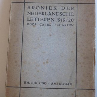 Kroniek der Nederlandsche letteren 1919 - 1920