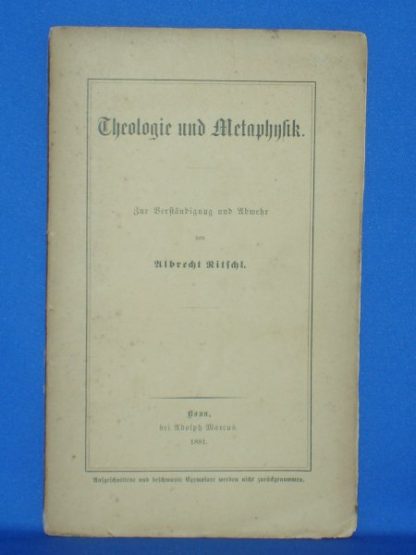 Theologie und Metaphysik